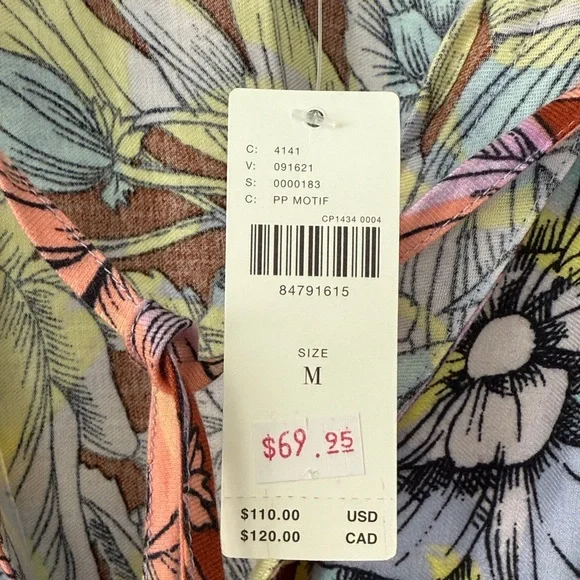 Anthropologie Colorful Floral Mini Dress - Picture 5 of 8